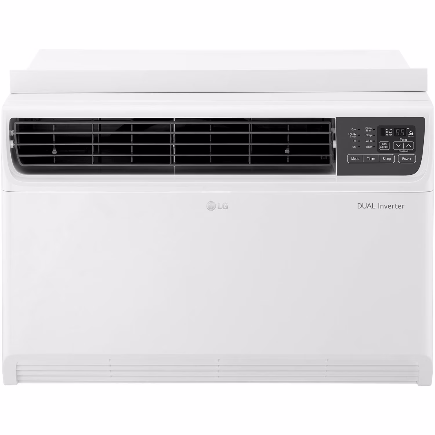LG 115V 14,000 BTU 800 Sq. ft. DUAL Inverter Smart Window Air Conditioner, White, LW1517IVSM